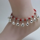 Nhảy múa Tây Tạng chuông bạc vòng chân nữ phiên bản Hàn Quốc của phong cách retro quốc gia đơn giản retro thời trang nam handmade Sen sinh viên lắc chân thủ công Vòng chân