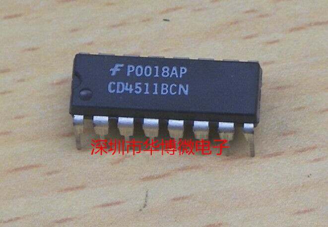 Original import of the new CD4511BE DIP-16 latch decoder drive