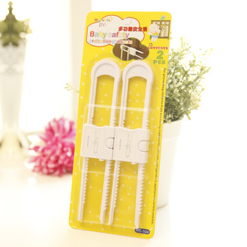 Inexplicatory lengthening cabinet door lock child safety cabinet lock baby fridge lock safety lock child safety lock drawer lock-Taobao