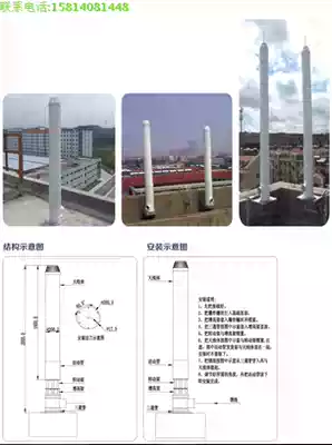 Exhaust pipe 2g 3G 4G WIFI spotlight street light cluster community base station coverage indoor antenna