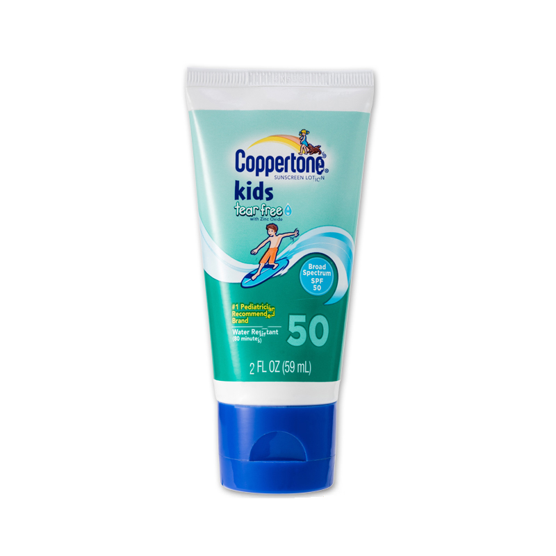 【保税】Coppertone/水宝宝儿童芦荟精华防晒乳spf50 59ml 专用温