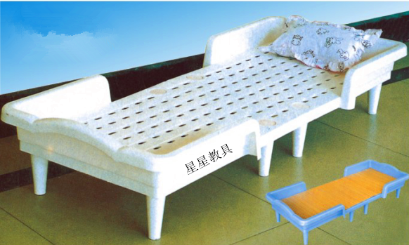 Small bed kindergarten special bed plastic bed plastic bed plastic bed plastic bed for children plastic bed folding bed direct sales