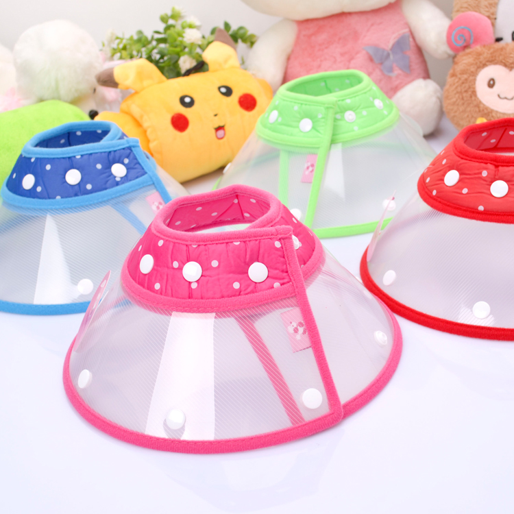 Elizabeth circle Teddy than panda dog poodle protective cover protective cover beauty hood anti-bite ring hood - Taobao