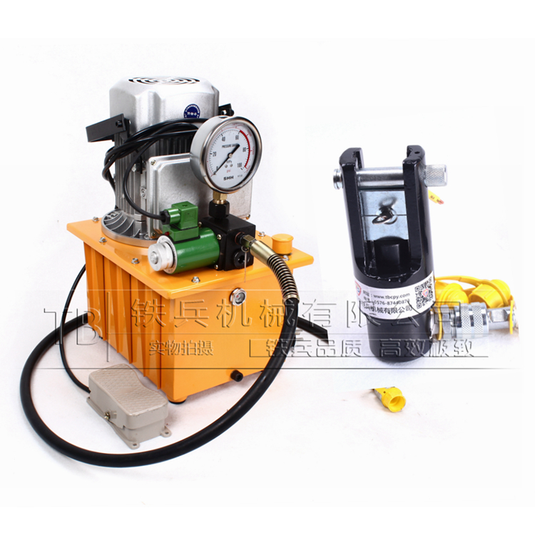 FYQ-300 pedalling solenoid valve electric hydraulic pliers two-piece type 10-300 electric crimping pliers crimping tool
