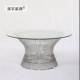 Thiết kế nội thất bàn kính platner Bàn cà phê Plattner kính cường lực thép không gỉ bàn tròn - Đồ nội thất thiết kế Đồ nội thất thiết kế