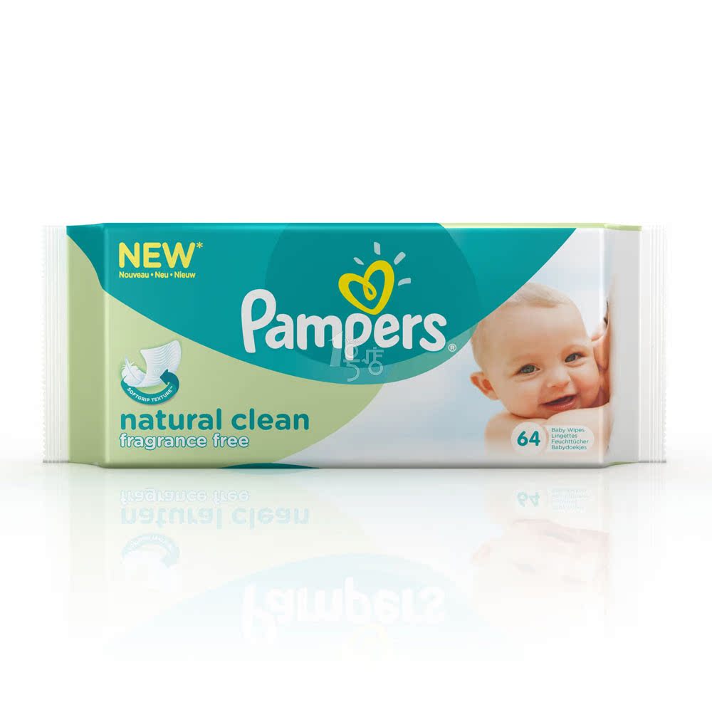 Pampers 帮宝适 自然纯净系列 婴儿湿巾64片