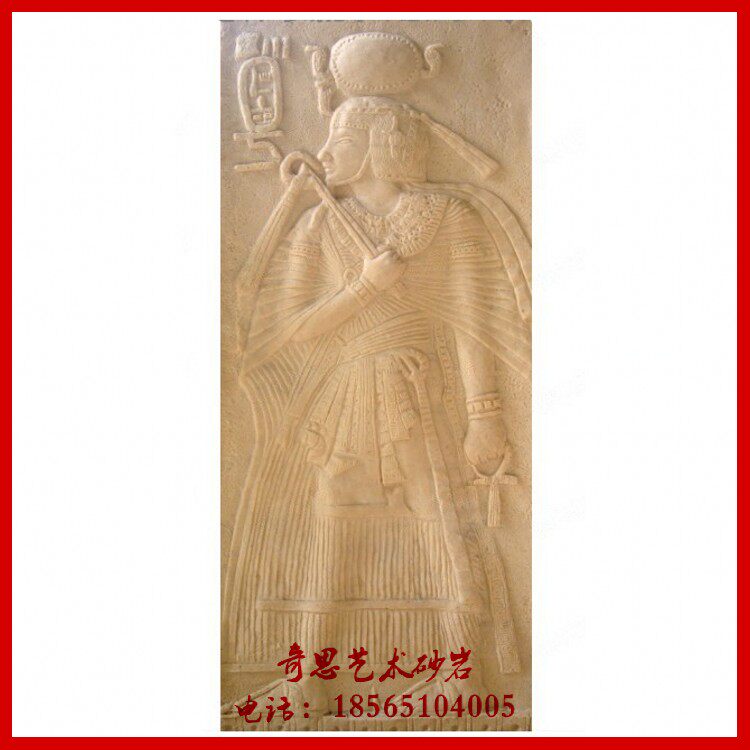 Sandstone figure embossed mural engraving sandstone European-style TV background wall corridor Decorative Screen Manufacturer Direct