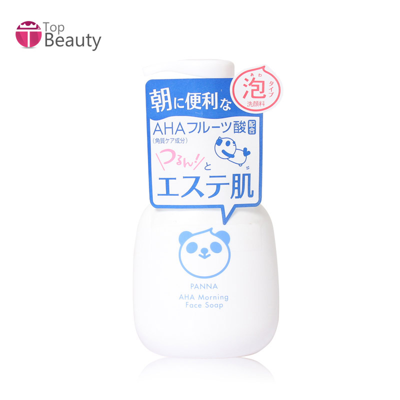 香港直邮 日本 Panna AHA 早间泡沫洗颜洁面乳洗面奶 白 300ml