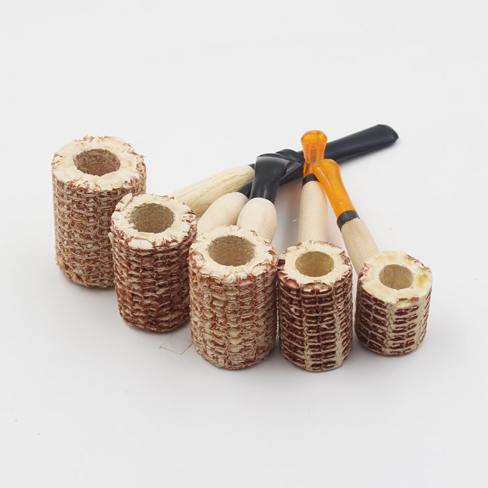 Corn pipe Corn cob pipe disposable pipe hospitality starter novice practice large, medium and small