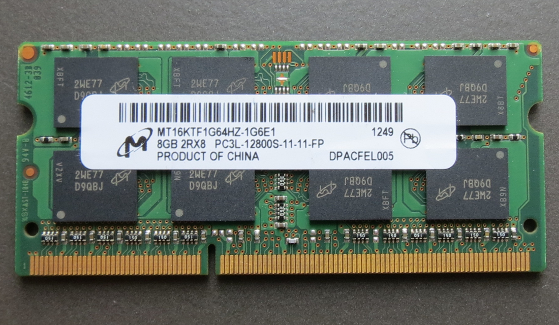 Micron Magnesium Light 8G DDR3L 1600 PC3L-12800 Magnesium Light Notebook Memory Module Low Voltage-Taobao