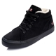 Mùa đông cộng với đôi giày vải nhung ấm bằng phẳng giày cao, giày cao cho học sinh giầy sneaker nữ Plimsolls