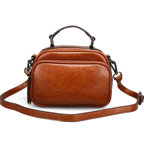 Сумка через плечо, кожаная небольшая сумка, ретро барсетка