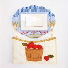 Декор для выключателя 118型开关贴 带收纳兜手机充电插座套 壁火开关套7*11.5/15cm