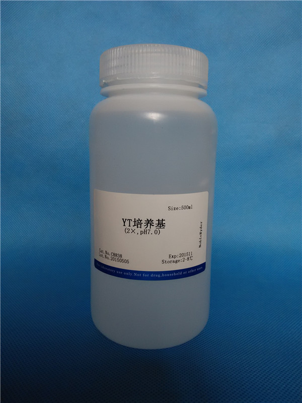 YT培养基(2&times;,pH7.0) NobleRyder C8838 500ml