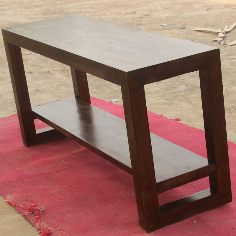 Old Elm Desk Multifunctional Table Solid Wood Furniture Computer Desk Dining Table Antique Table Custom Style