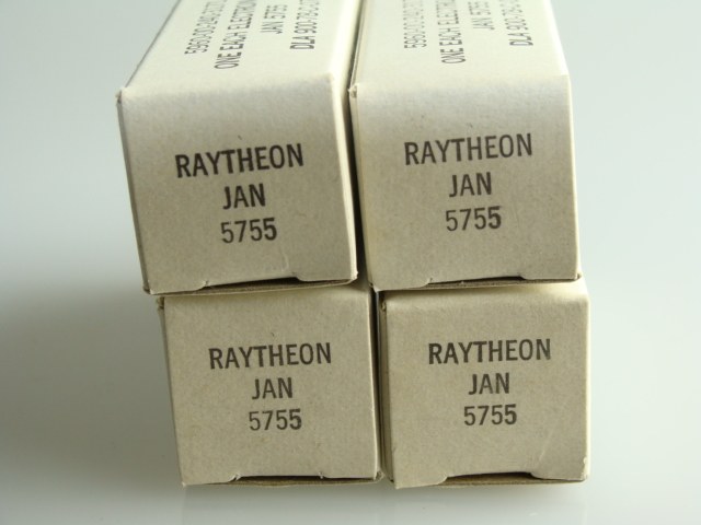 Brand new US RAYTHEON Raytheon 5755 420A 12AX7 ECC83 vacuum tube