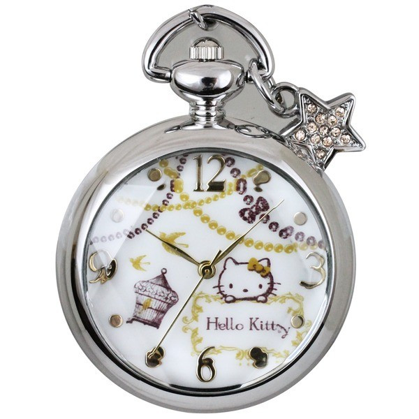 Sanrio HELLO KITTY JAPAN Stars Drilling Necklace Silver-Taobao