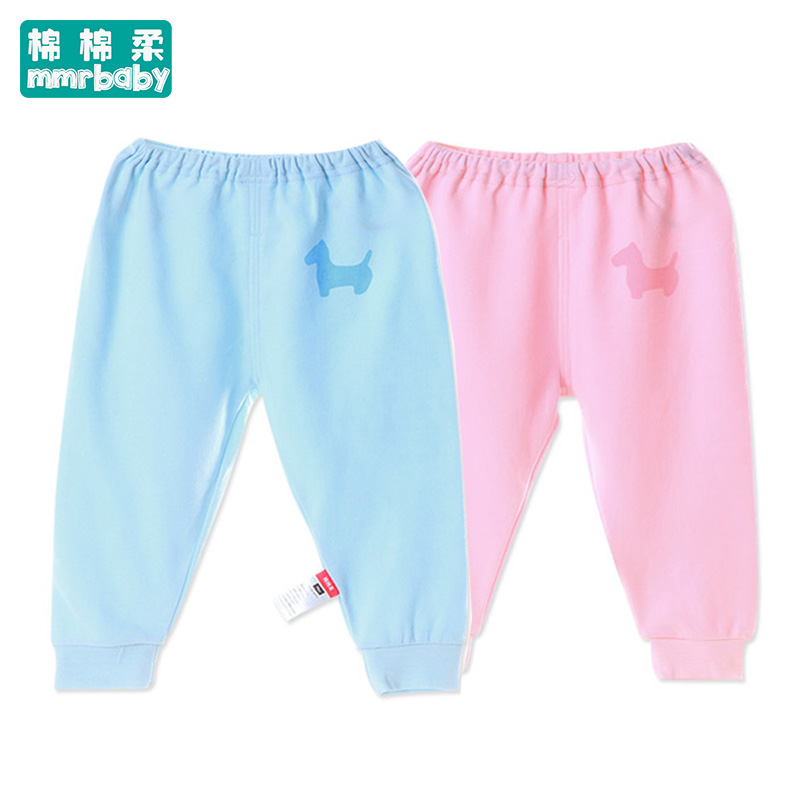棉棉柔宝宝春装纯棉婴儿衣服男童裤子儿童长裤女童保暖裤春秋童裤