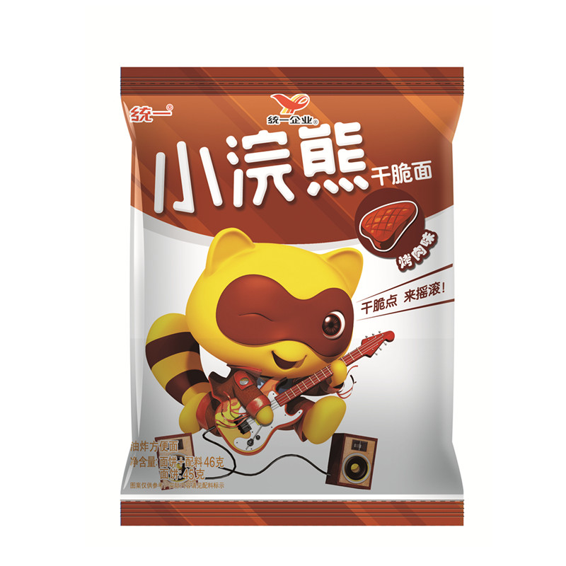 【天猫超市】统一 小浣熊 干脆面 烤肉味 46g/袋 回味儿时的味道