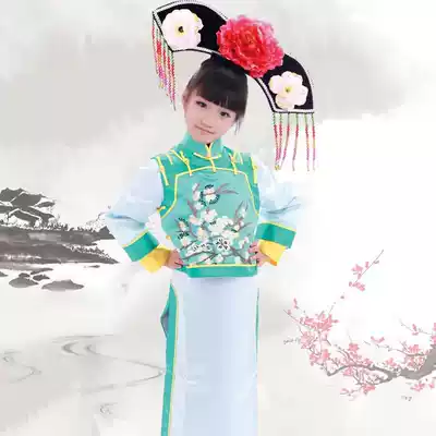 Qing Dynasty Gege hat flag head Film and television drama costume Empress Dowager hat Palace hat Opera drama headdress Photo studio photo shooting