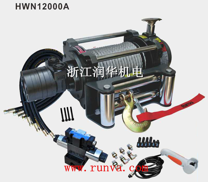 Runhua factory direct sales Runva HWN12000 12000 lbs wrecker hydraulic winch car winch