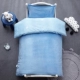Coral nhung mẫu giáo quilt ba mảnh trẻ em quilt quilt chăn nap giường cũi lõi mùa đông
