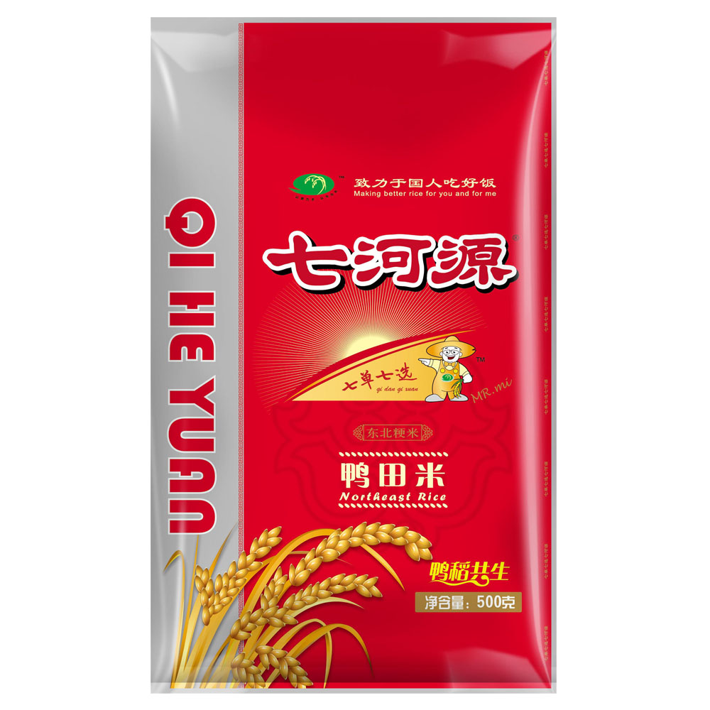 【天猫超市】七河源鸭田米500g 东北大米 寿司米 煮粥焖饭都适合