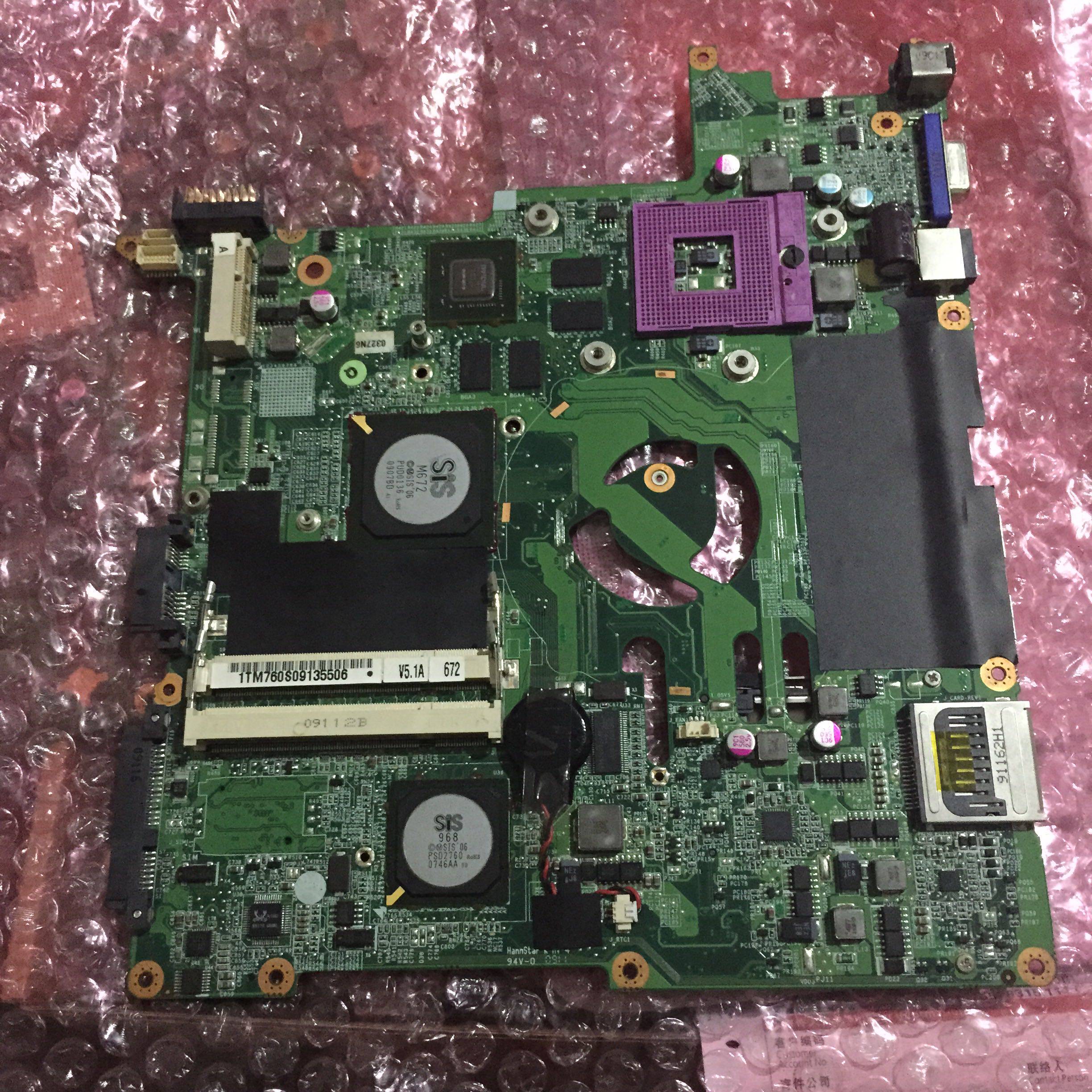 New blue sky Clevo M760S W7600 MOTHERBOARD NOTEBOOK MOTHERBOARD 6-71-M74S0-D05A