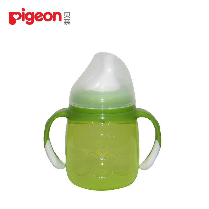 新品【贝亲官方旗舰店】贝亲-magmag鸭嘴式宝宝学饮杯 绿色 DA73