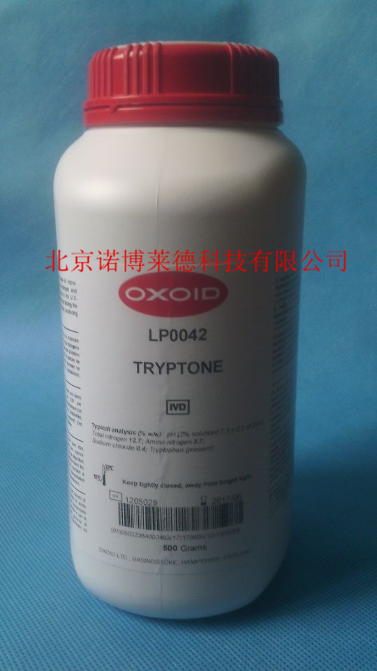 OXOID   胰蛋白胨 500g  现货包邮   LP0042
