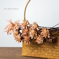 Imported natural dried flowers African feather chrysanthemum high-grade bouquet with flowers Nordic B & B Cafe model room decoration
