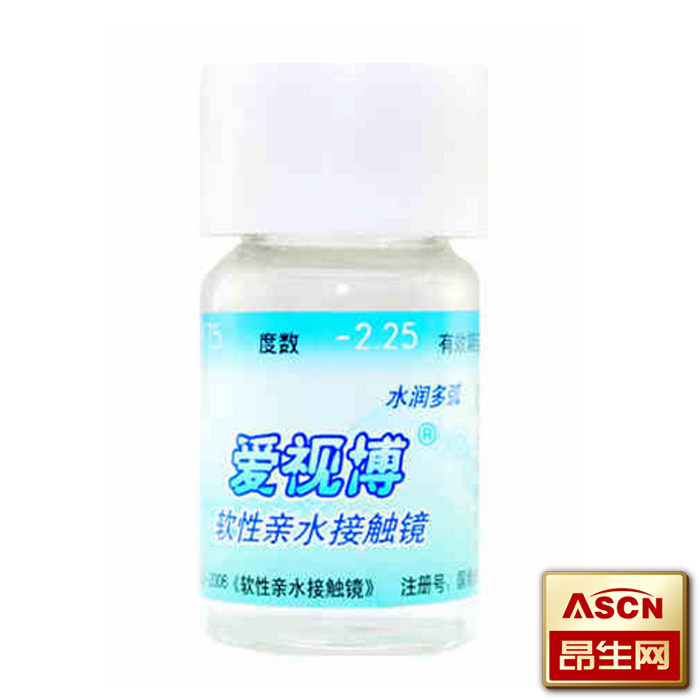 【买2送3】海昌隐形眼镜 水润多弧 近视镜片 透氧 年抛1片TF