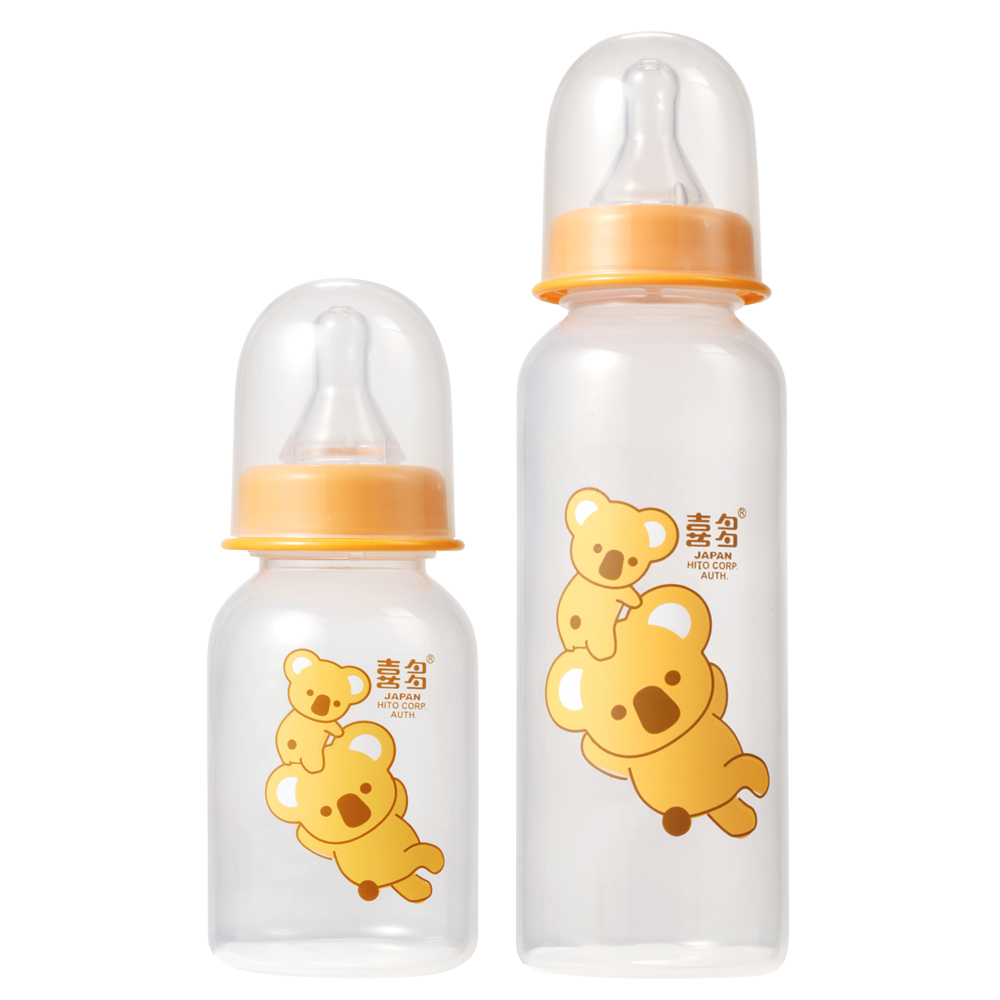 喜多一般口径 直筒型PP奶瓶S120ML L240ml婴儿奶瓶无双酚A