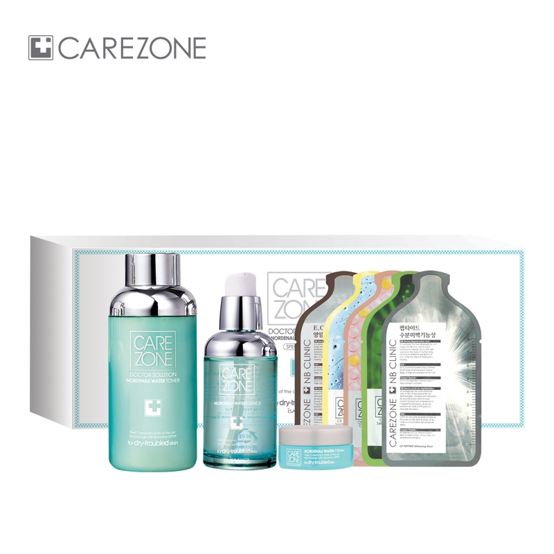 韩国LG正品 carezone 医学配方水爽肤水170ml精华液45ml套装