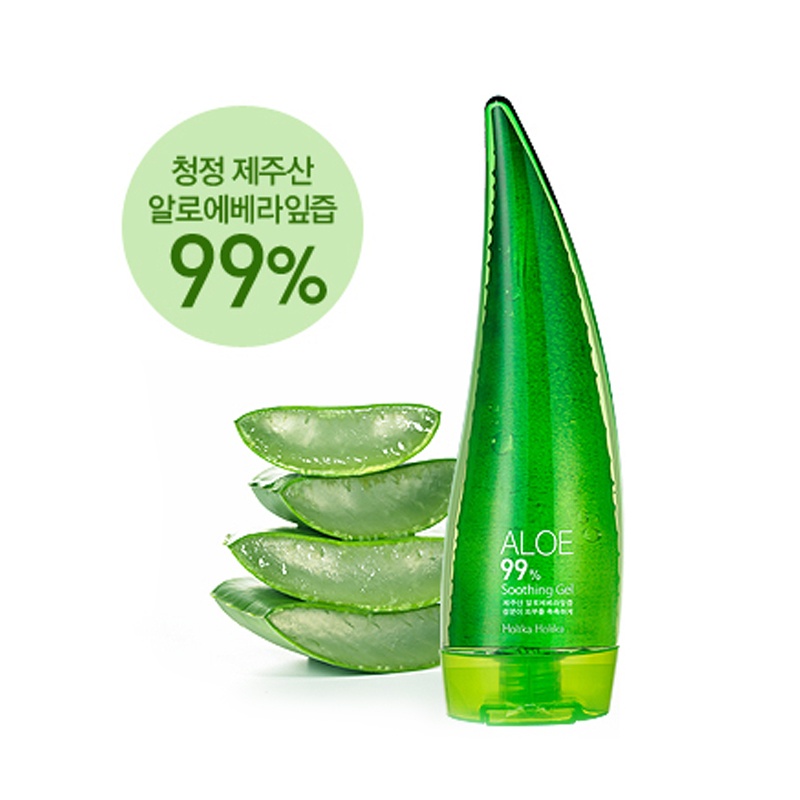 韩国Holika 99%牛角芦荟胶 补水嫩白祛痘 晒后完美修复干燥去无痕