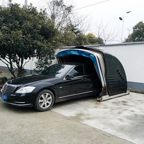 Солнечные интеллектуальные мобильные гаражные гаражные сараи затенение дождя и снежный пульт дистанционного управления открытый парковка -пространство царапины царапины против профилактики