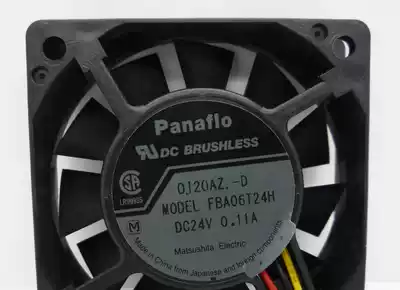 Original Panasonic PANAFLO FBA06T24H 24V 0 11A 6CM 6015 three-wire Fanuc fan