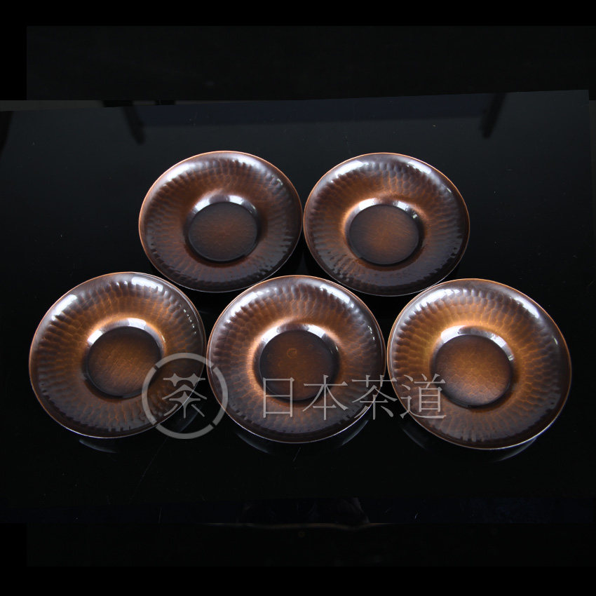 Oz Japanese Cup Holder Japanese Tea Holder Ruizheng made hammered milk nail pattern copper cup holder five customers good quality