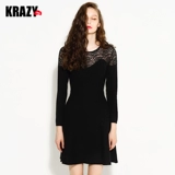 Кружевной дизайнерский эластичный ретро корсет, трикотажное платье