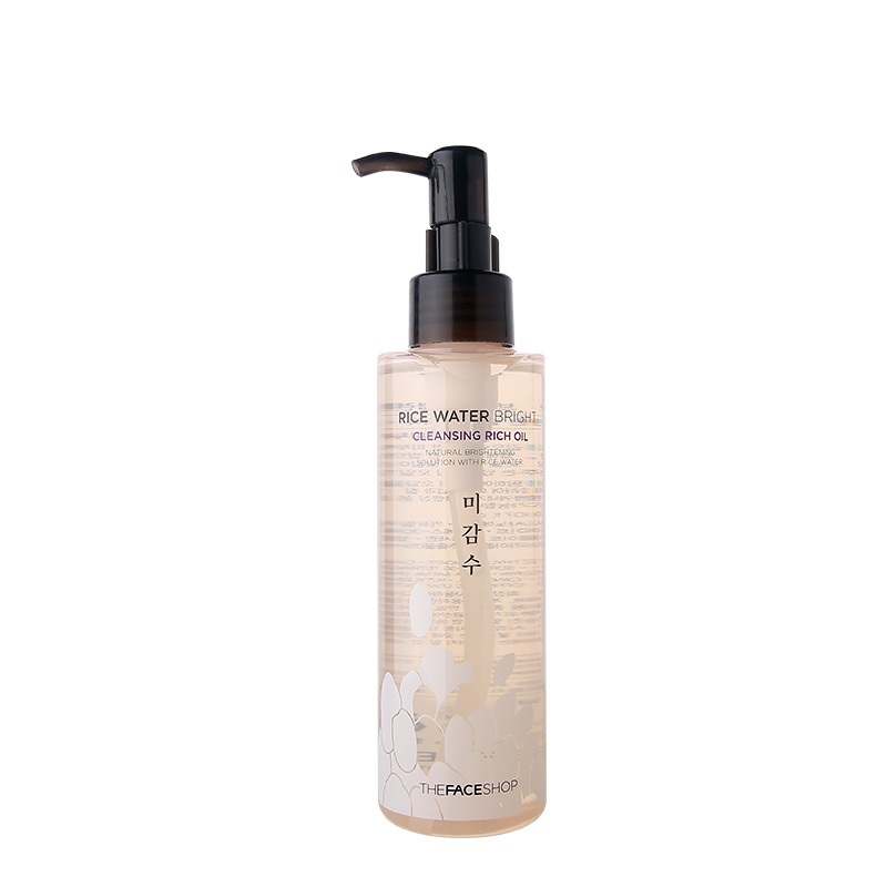 The Face Shop 米水亮透洁净清新卸妆油150ml 脸部温和 深层清洁
