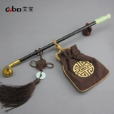 Старомодный медный большой мундштук, мужская ретро курительная трубка