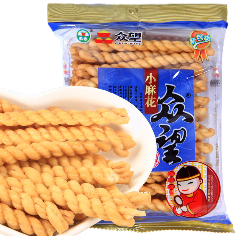 【天猫超市】众望葱油咸味小麻花112g/袋 麻花 小麻花 糕点