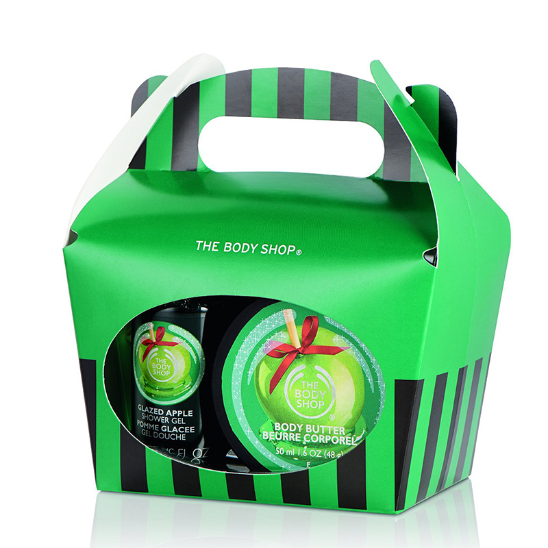 第二件半价the body shop美体小铺 圣诞限量迷你青苹果套装礼盒