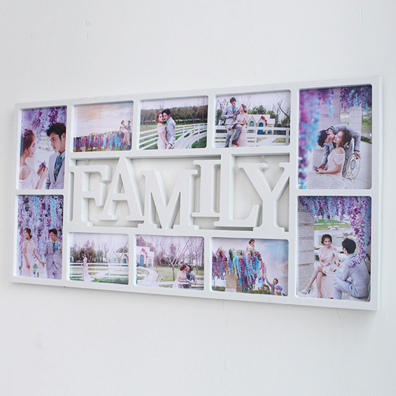 Daily Special Price European-Style Family Creative Connected Photo Frame Wall 7-Inch 6-Inch 10-Inch Picture Frame Combination Photo Wall Frame Hanging