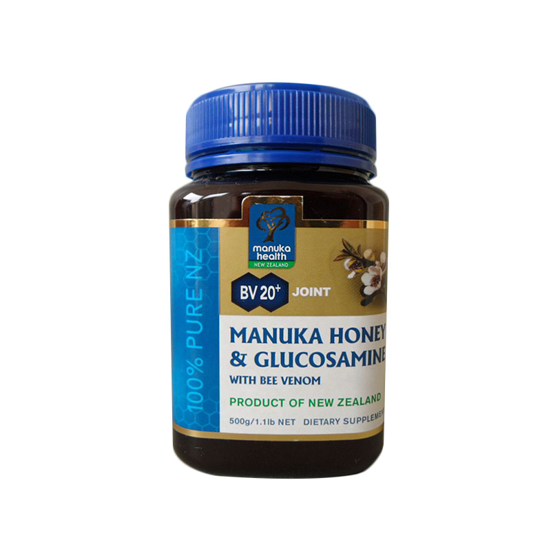 Manuka Health蜜纽康麦卢卡 葡萄糖胺蜂毒蜂蜜500g