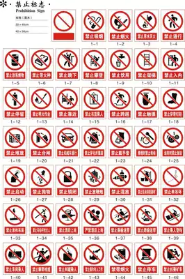 Prohibition class identification vector diagram CDR format
