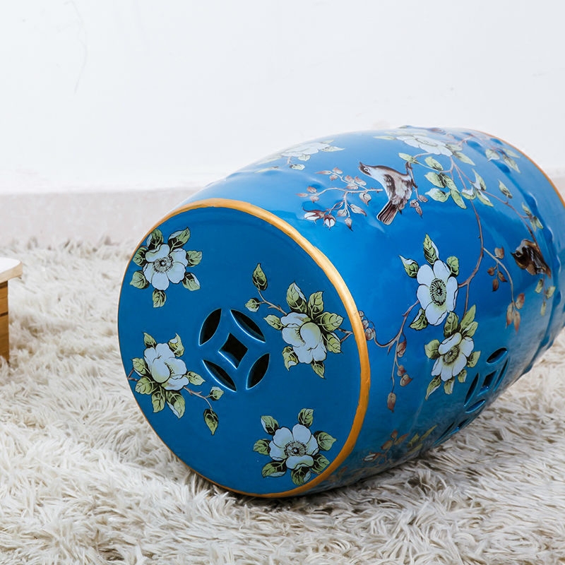 New Chinese style of jingdezhen ceramic drum who home furnishing articles New classic shoes who archaize bench side what decoration