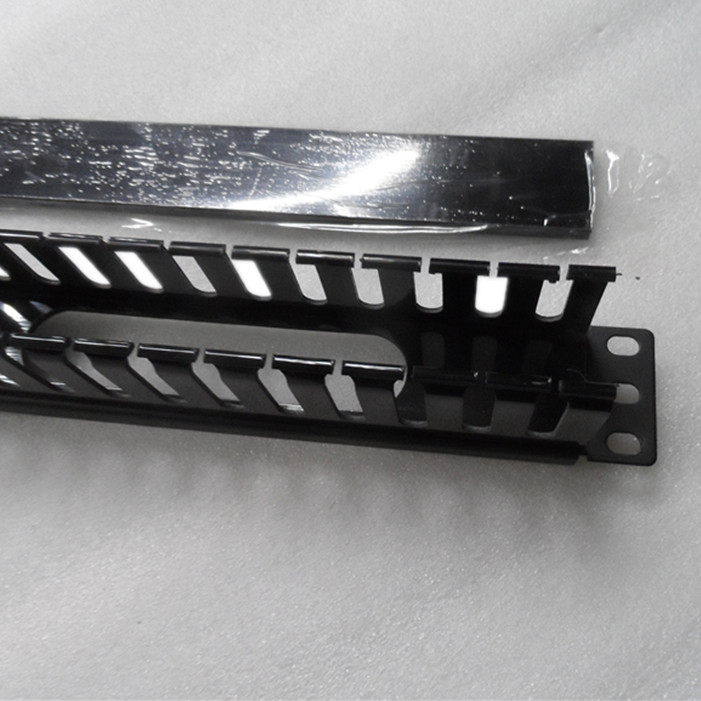 1U black plastic wire holder wire holder for the bottom iron of 19-inch enclosure special wire holder