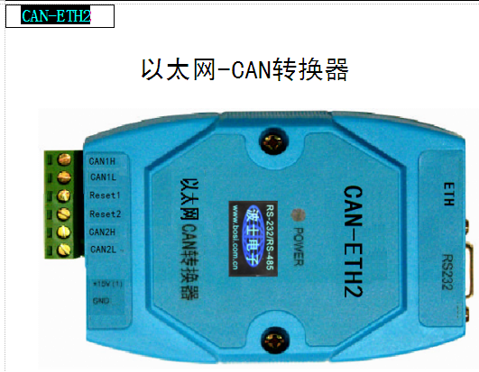 CAN-ETH2 Ethernet-CAN converter B-net-to-CAN RJ45 CAN Posee Electronic