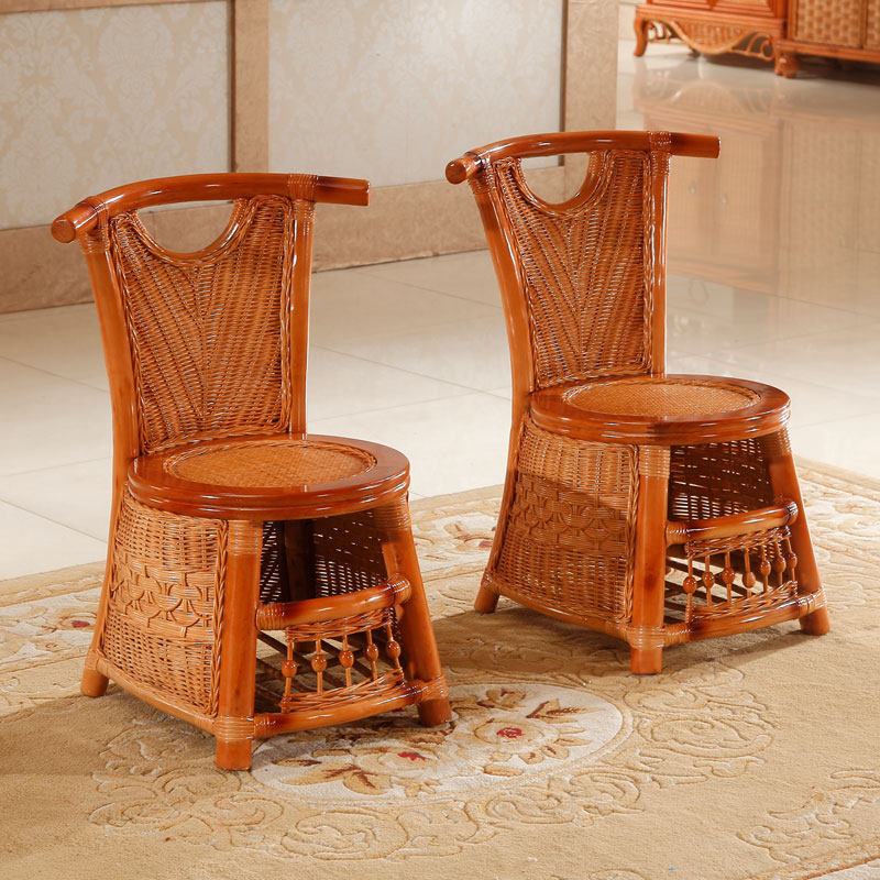 rattan kung fu tea chair rattan chair leisure chair courtyard outdoor true rattan art tea chair rattan chair rattan small chair